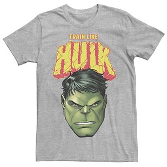 Men's Marvel Hulk Face Graphic Tee