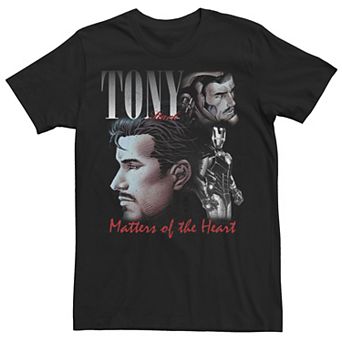 Men's Marvel Tony Stark Homage Poster Graphic Tee
