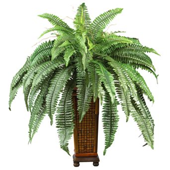 nearly natural Silk Boston Fern Plant