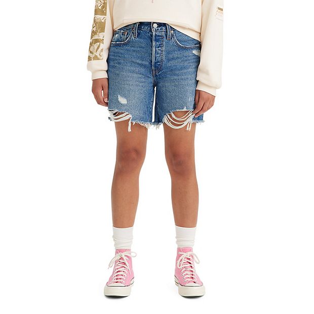 LEVI'S 501 Mid Thigh Short in Luxor Street