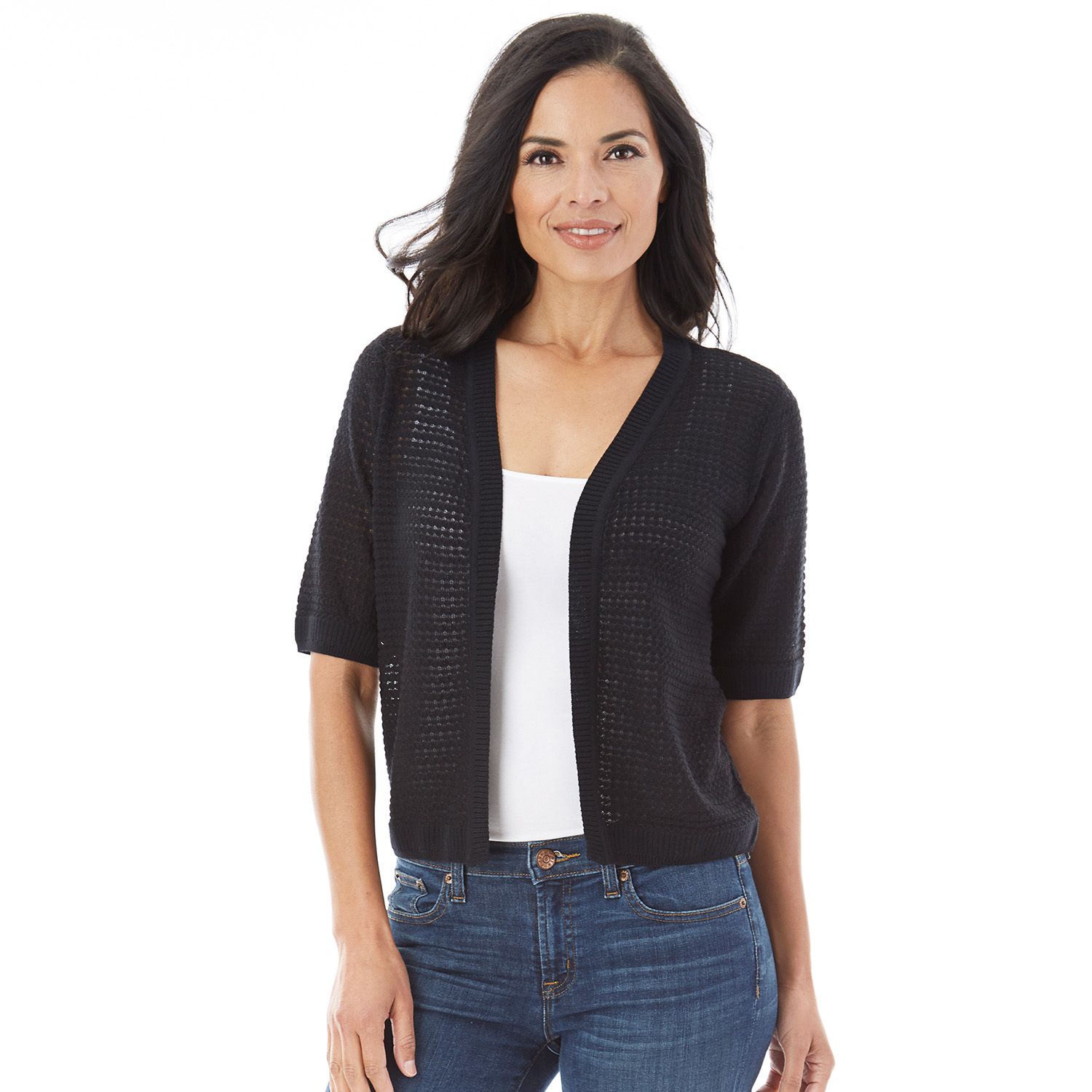 petite shrug cardigan