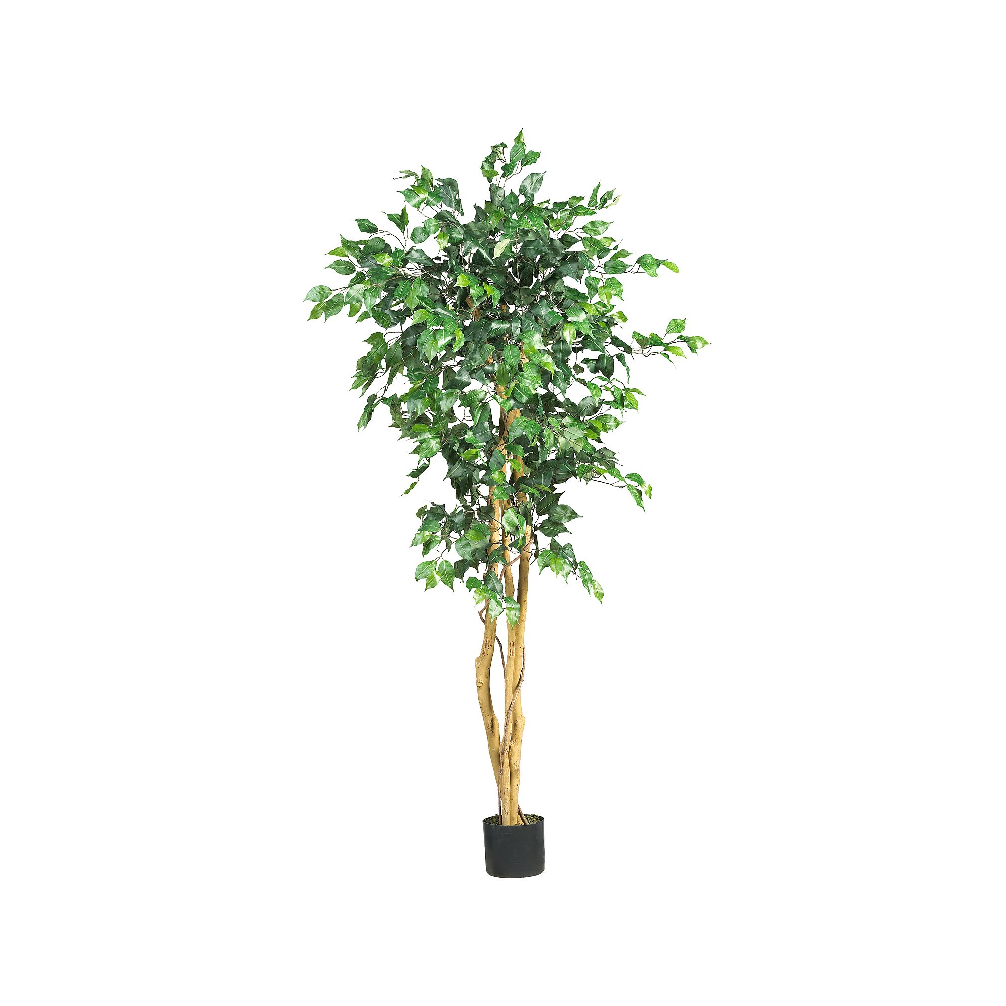 nearly natural 5-ft. Silk Ficus Tree, Multicolor