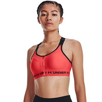 Women's Under Armour High Zip Crossback Sports Bra