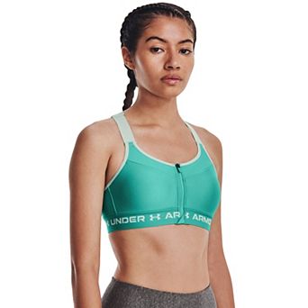 Women's Under Armour High Zip Crossback Sports Bra