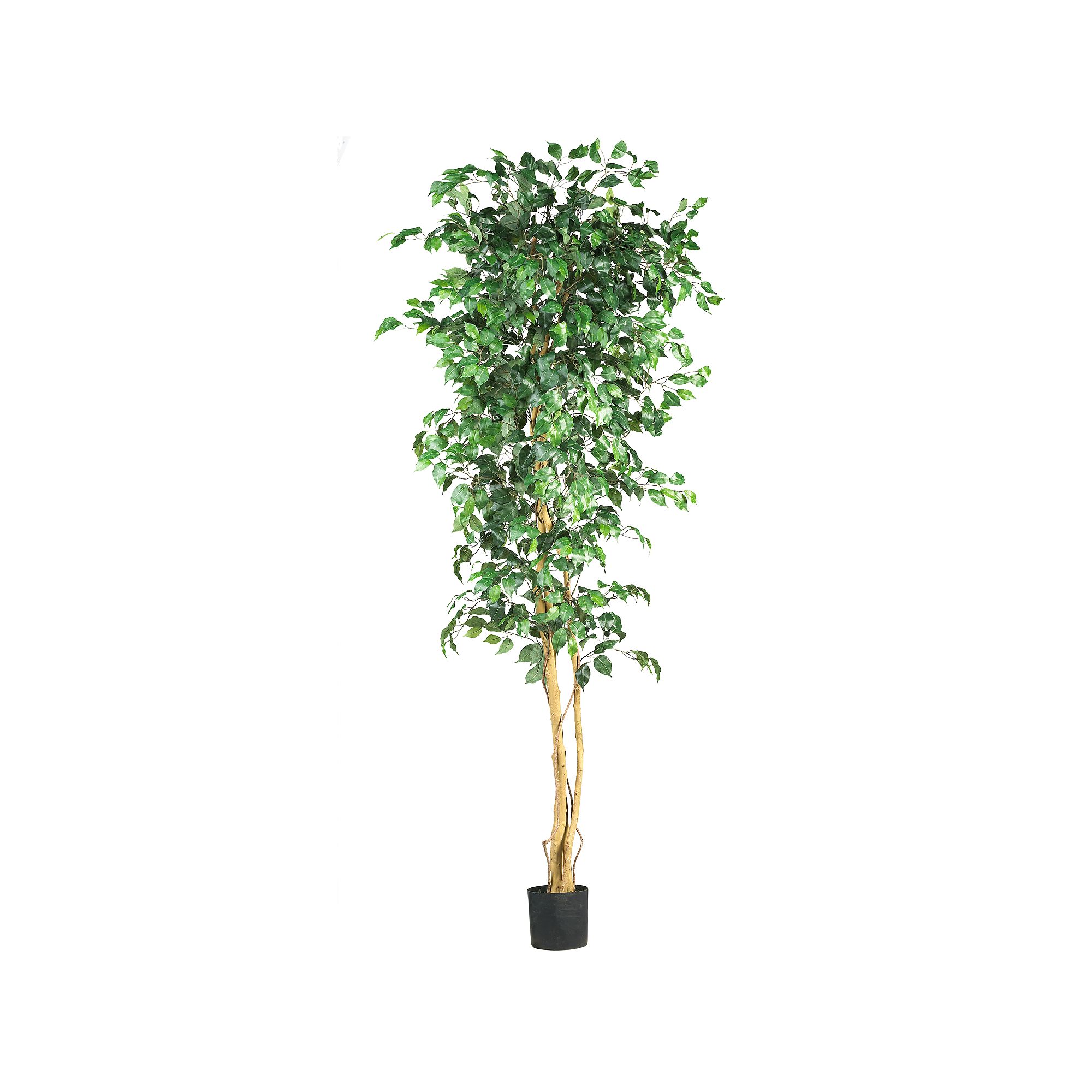 nearly natural 7-ft. Silk Ficus Tree, Multicolor