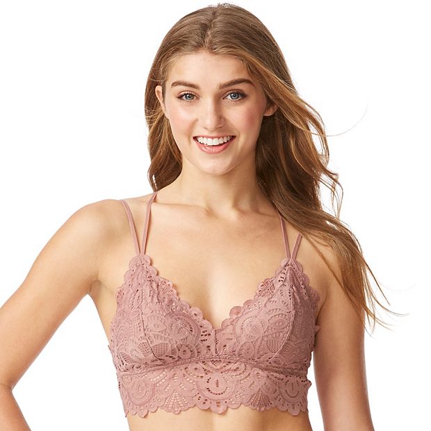 Juniors' SO® Strappy Lace Bralette SO51-020