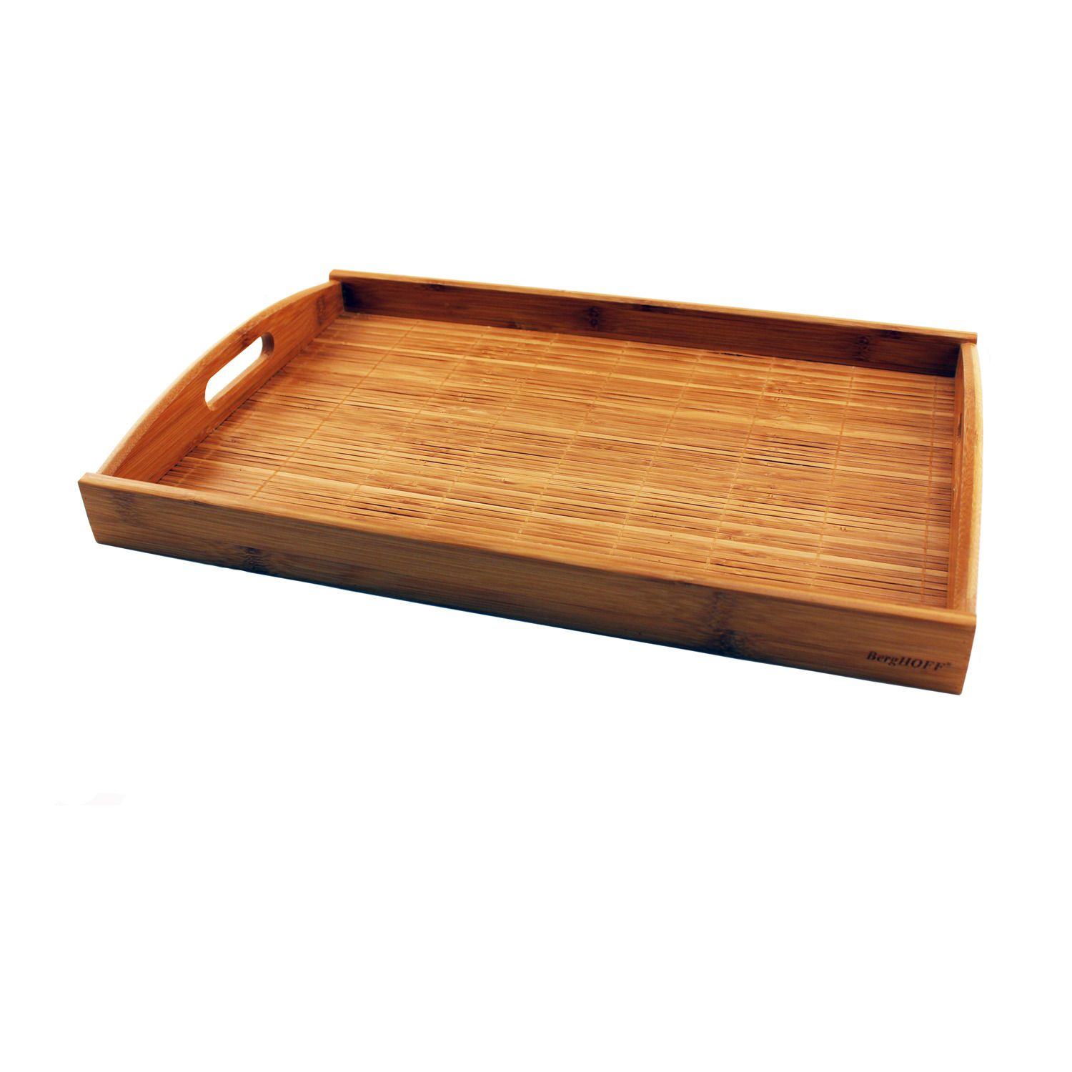 Wood Round Tray Serving Platter Board with Rope Handles