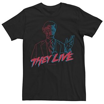 Men's They Live Glasses Vision Graphic Tee
