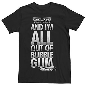 Men's They Live Out Of Bubble Gum Graphic Tee
