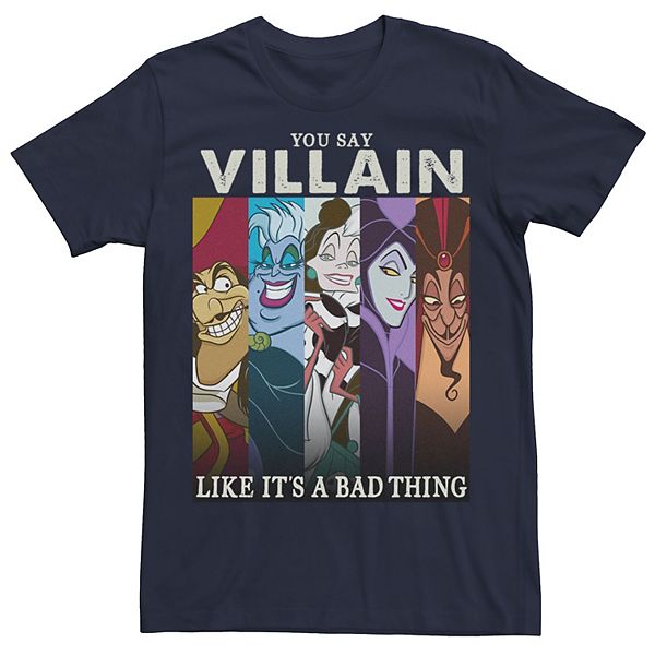 Men's Disney Villains Like Its A Bad Thing Group Shot Tee