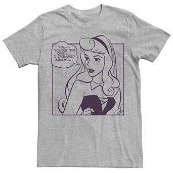 Disney's Sleeping Beauty Men's You're The One I Dreamed About Comic Graphic Tee