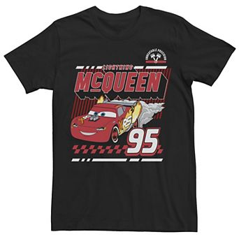 Disney / Pixar's Cars Men's McQueen Retro 95 Poster Graphic Tee