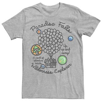 Disney / Pixar's Up Men's Paradise Falls Explorer Patch Tee