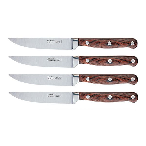BergHOFF Pakka 4pc. Stainless Steel Steak Knife Set