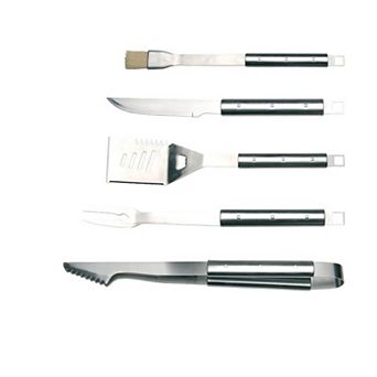 BergHOFF Cubo 6 pc Stainless Steel BBQ Set with Case