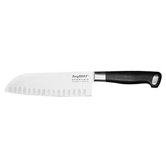 BergHOFF Gourmet 7 in Steel Scalloped Santoku Knife