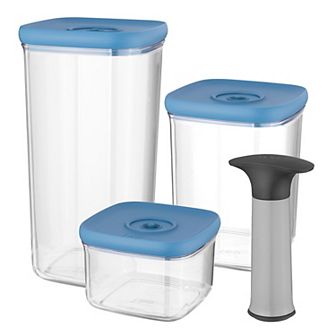 BergHOFF Leo 4 pc Vacuum Food Container Set