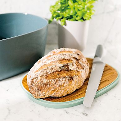 BergHOFF Leo Bamboo Bread Box with Cutting Board
