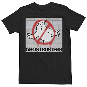 Men's Ghostbusters Brick Spray Logo Tee
