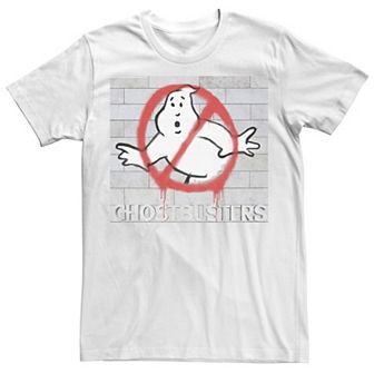 Men's Ghostbusters Brick Spray Logo Tee
