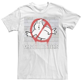 Men's Ghostbusters Brick Spray Logo Tee