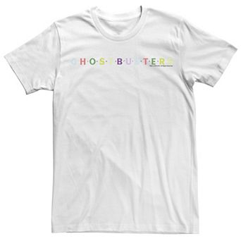 Men's Ghostbusters Colorful Logo Graphic Tee