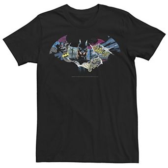 Men's DC Comics Batman Dark Comic Logo Graphic Tee