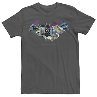 Men's DC Comics Batman Dark Comic Logo Graphic Tee