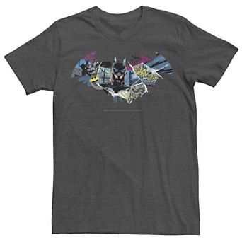 Men's DC Comics Batman Dark Comic Logo Graphic Tee