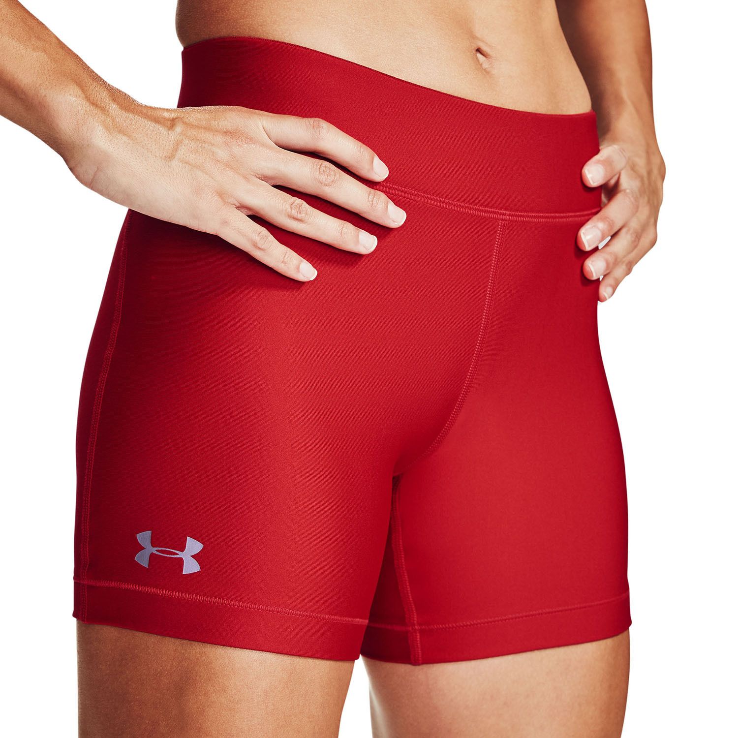 womens red dress shorts