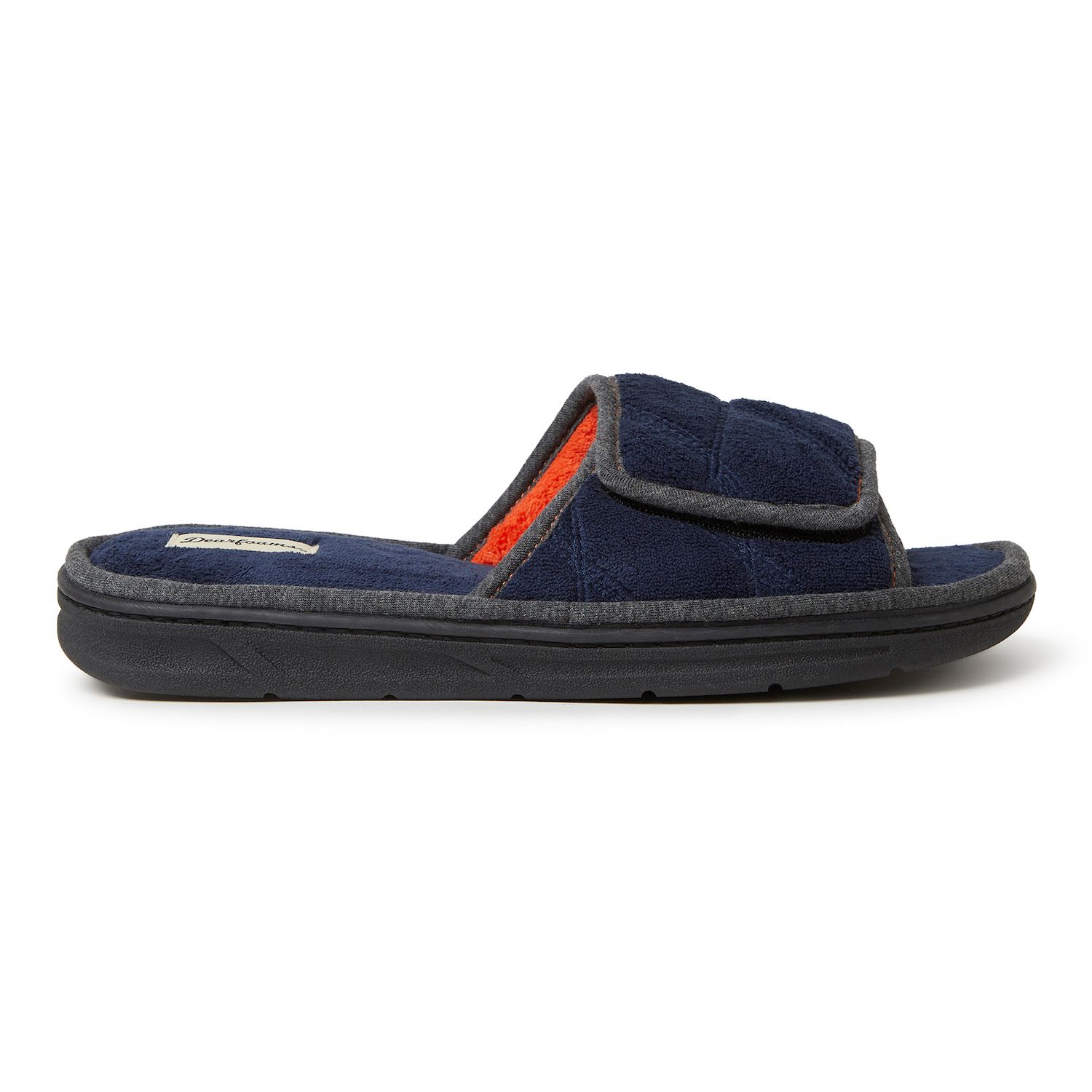 dearfoams men's slide slipper