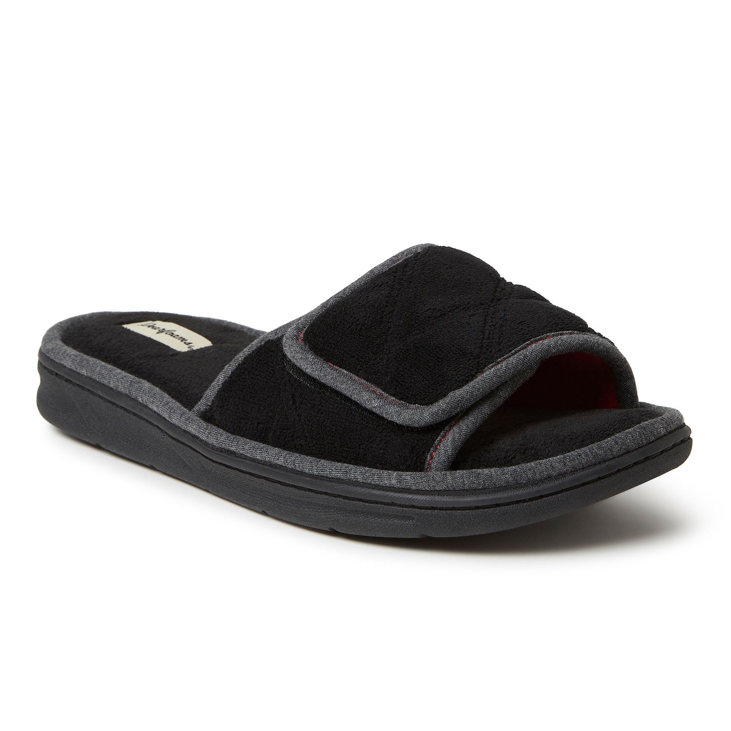 dearfoams men's slide slipper