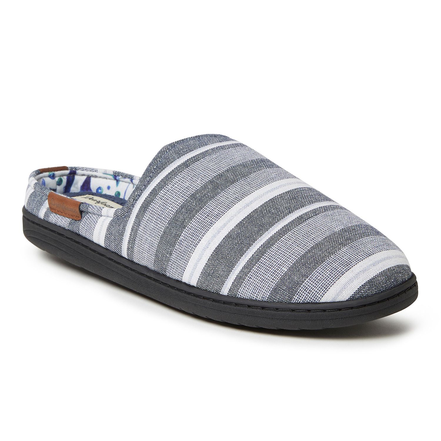 mens woven mules