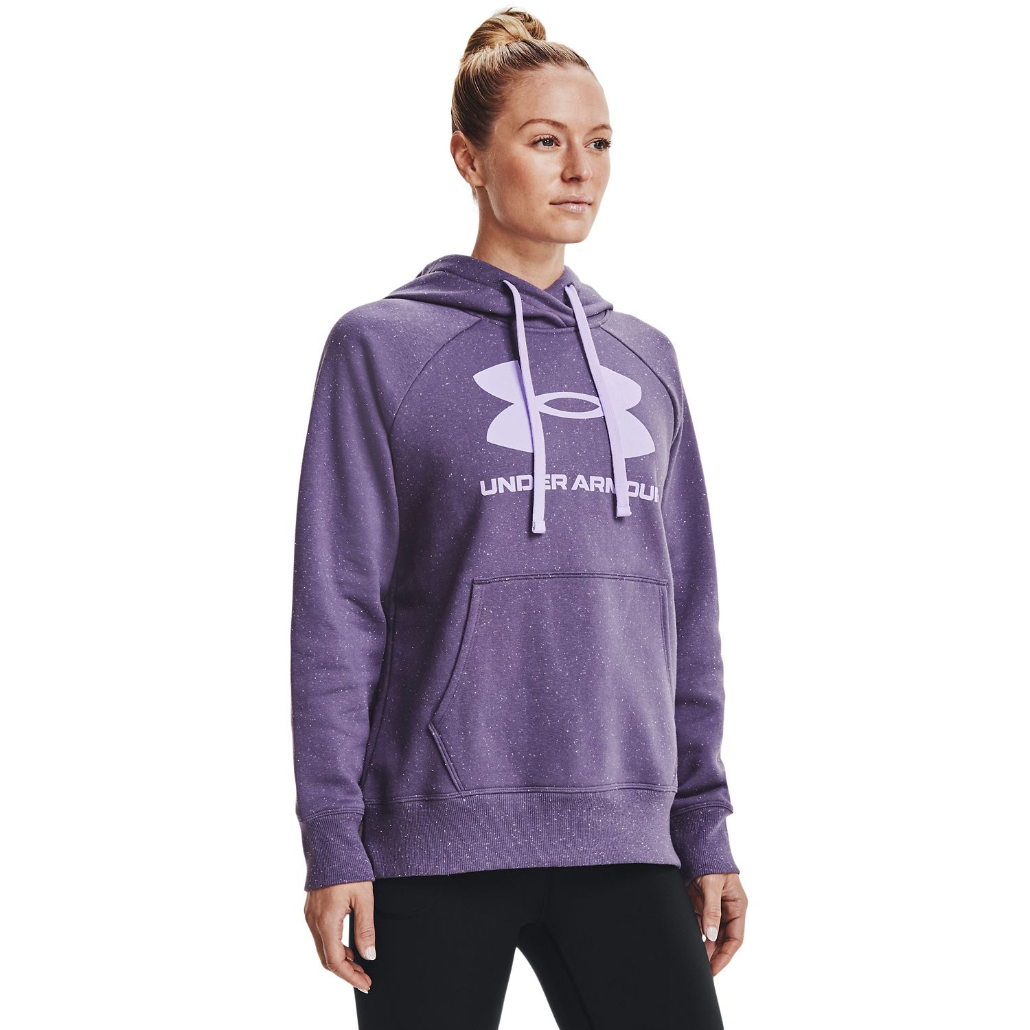 Purple under armour sweatshirt best sale