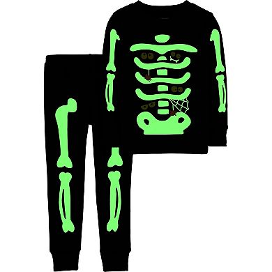 Baby Boy Carter's 2-Piece Halloween Skeleton Pajamas 