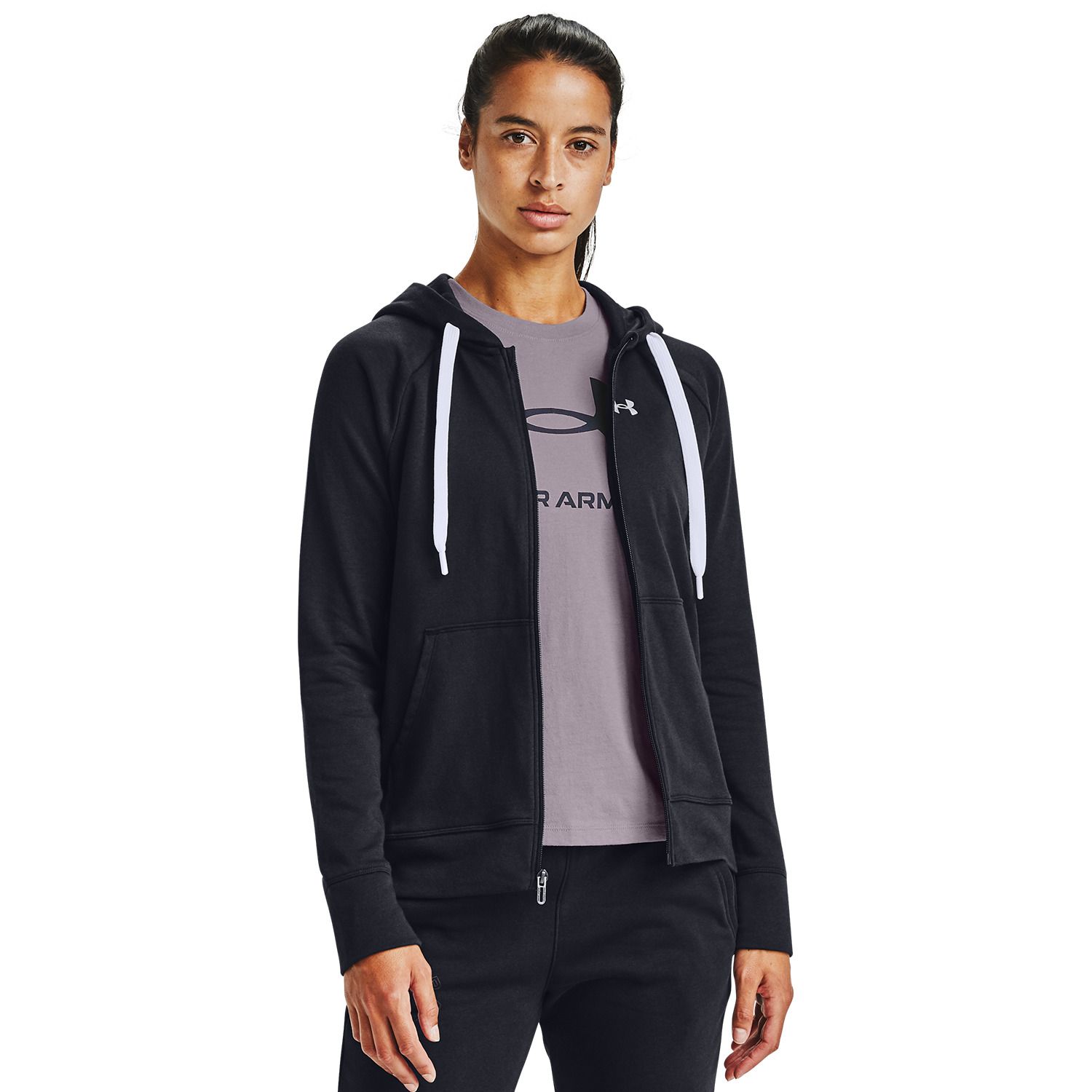 under armour rival zip up hoodie