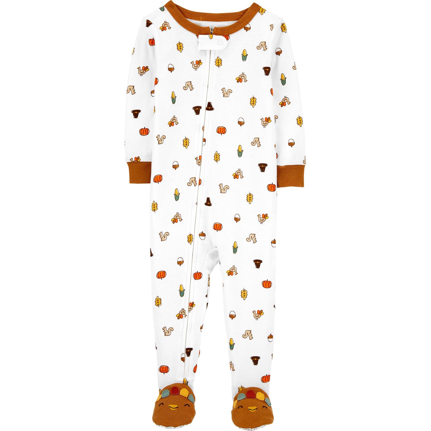 baby girl thanksgiving pajamas