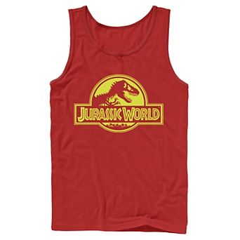 Men's Jurassic World Neon Logo Tank Top