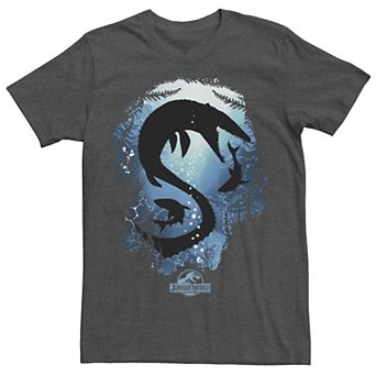 Men's Jurassic World Underwater Silhouette Tee