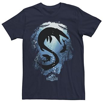 Men's Jurassic World Underwater Silhouette Tee