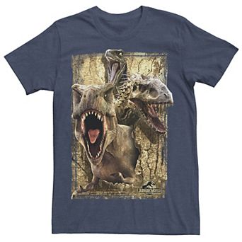 Men's Jurassic World Killer Dinosaur Collage Tee