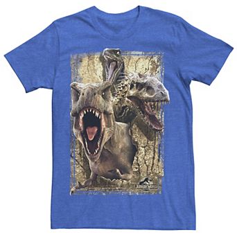 Men's Jurassic World Killer Dinosaur Collage Tee