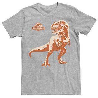 Men's Jurassic World T-Rex Orange Hue Portrait Tee