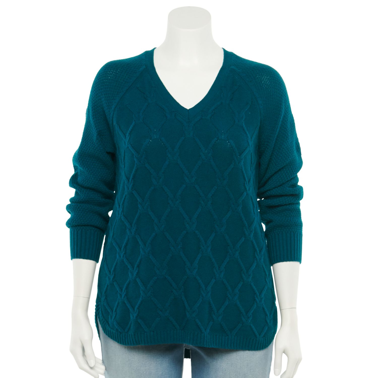 Pull Femme Sonoma En Laine Grape Lush – Col V à Manches Longues – Taille XS