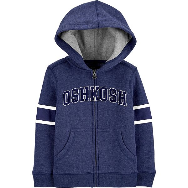 OshKosh B'Gosh Infant Boys Zip-Up OshKosh Logo Hoodie Orange NWT hooded jacket 