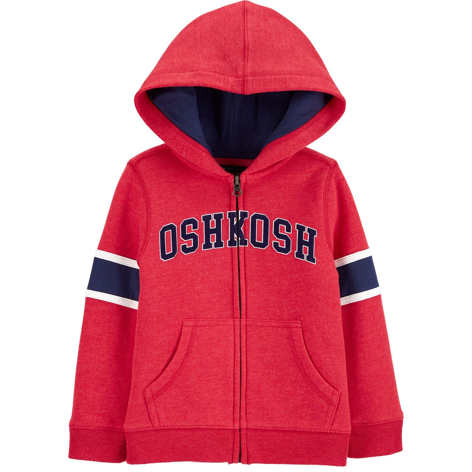 toddler boy red zip up hoodie