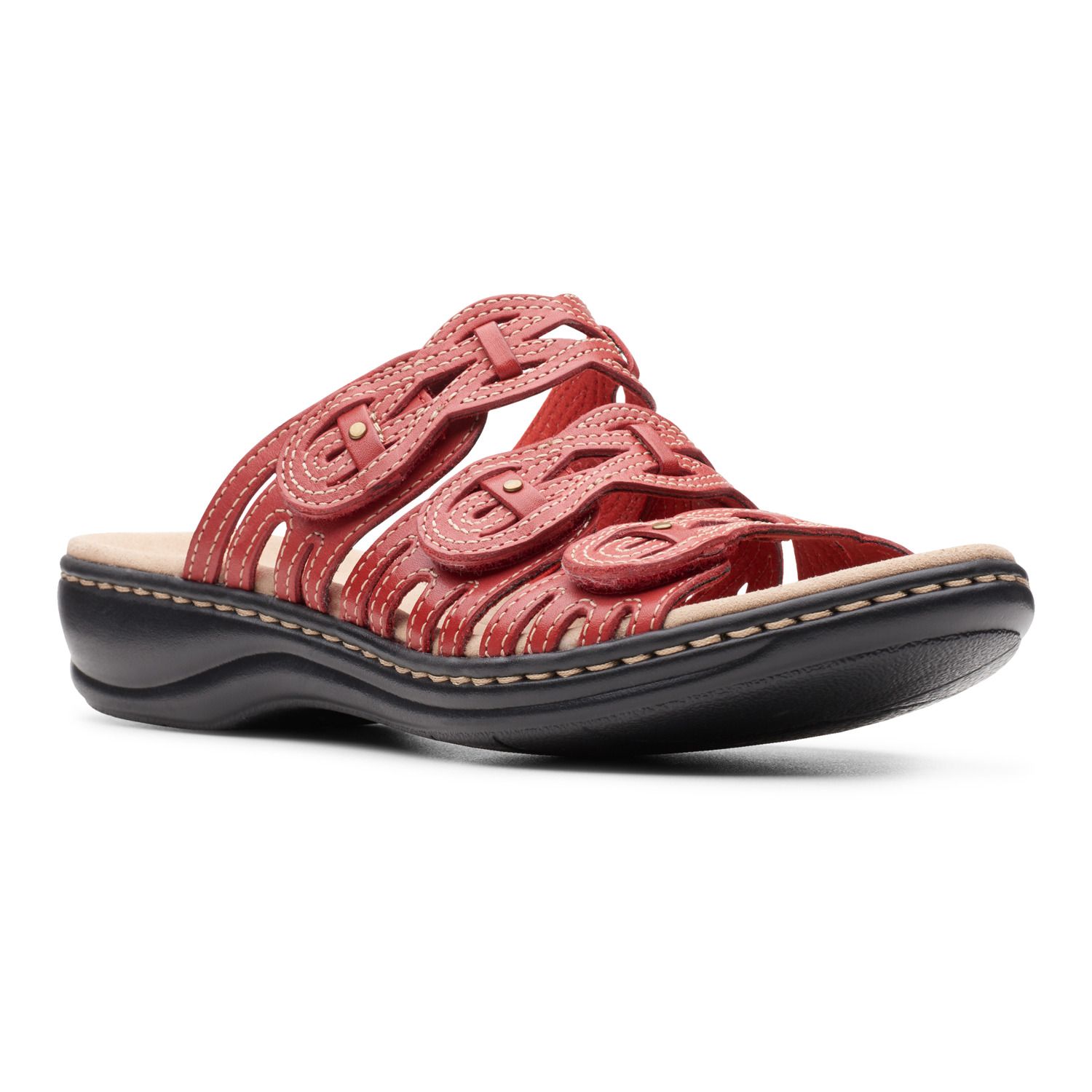 kohls red sandals