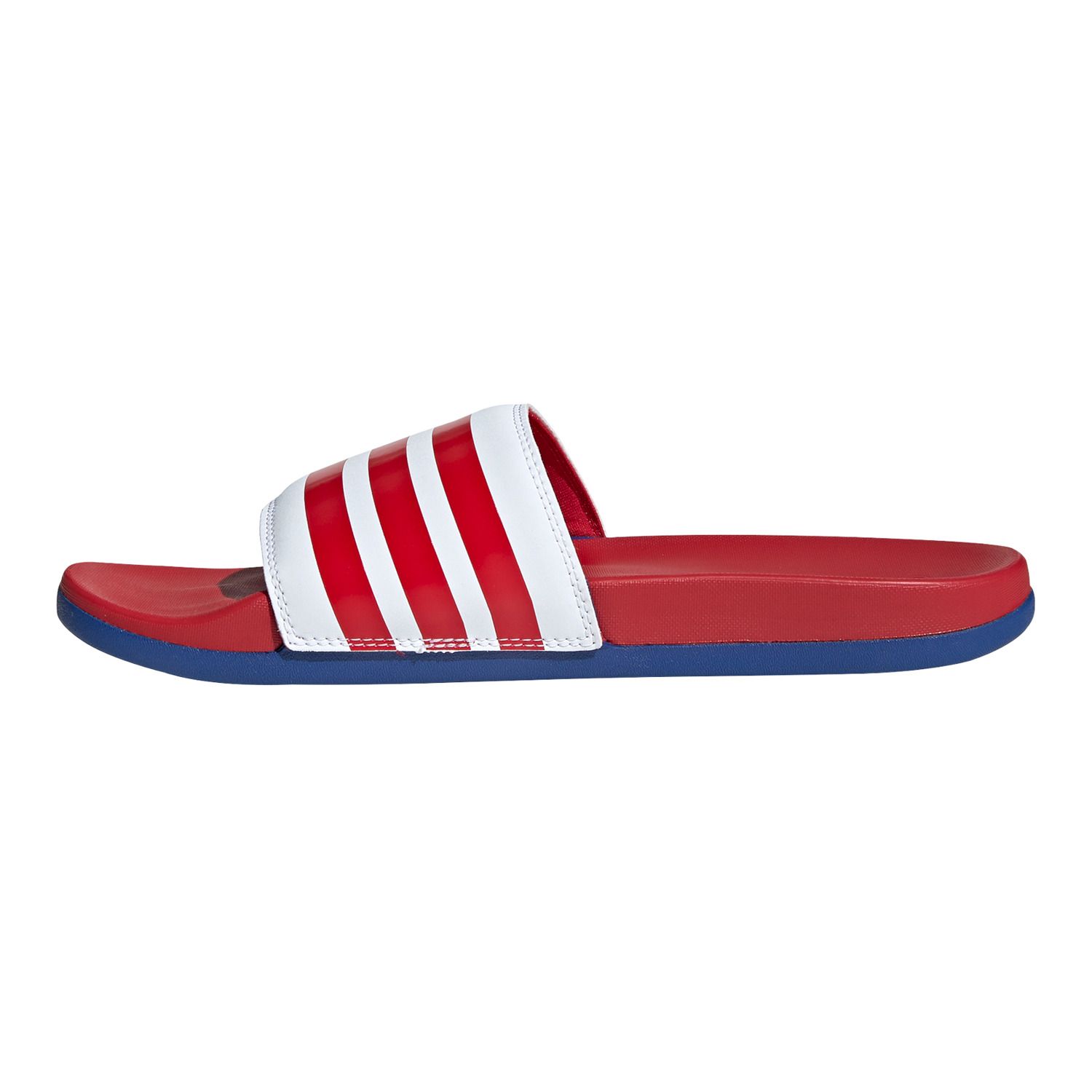 mens red adidas slides