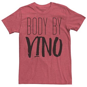 Men's Body By Vino Word Stack Graphic Tee