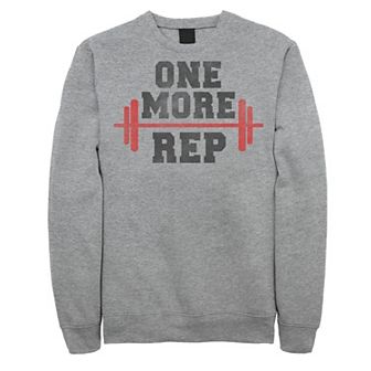 Men's One More Rep Dumbbell Graphic Fleece Pullover